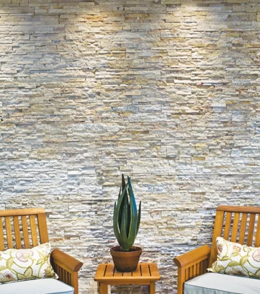 Wall Tile Stacked Stone Wall, Rustic Patio Design