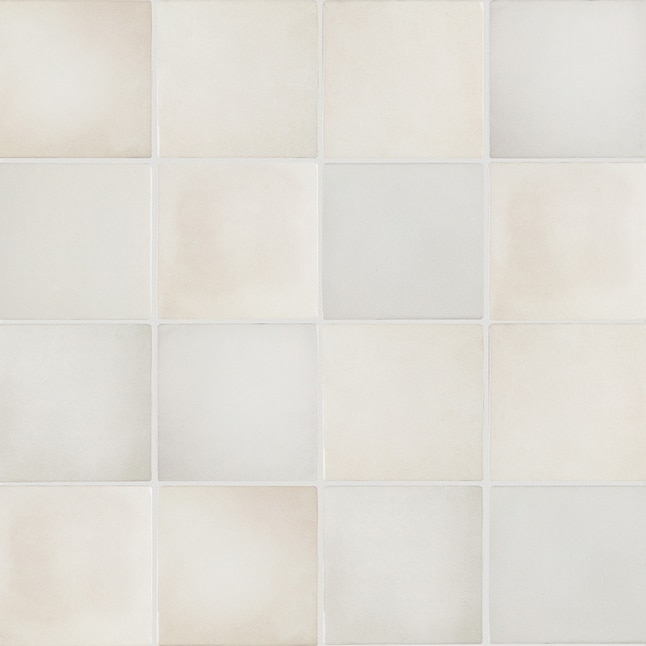 Wall Tile Zellige-Style Glossy Glaze Tonal Variation Handmade Look