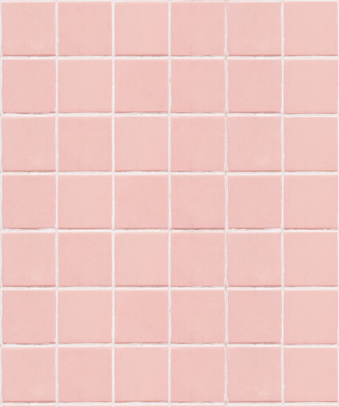 Wallpaper Blush Pink Matte Square Grid Artisanal Look