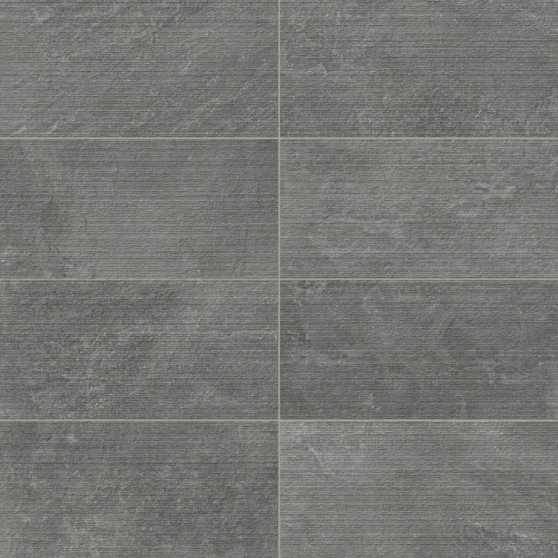 Wren 12x24 Chiseled Porcelain Tile in Charcoal