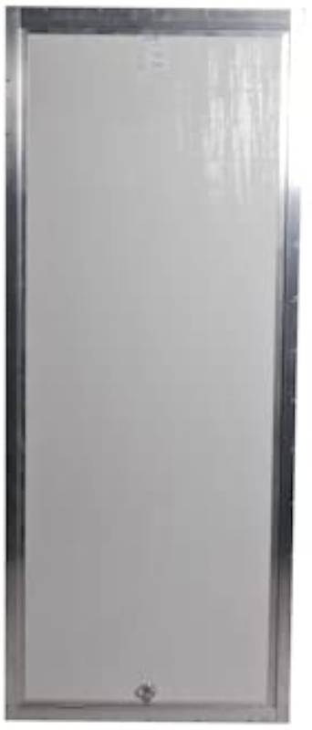 Access Door with Slim Metal Frame and Tall Rectangular Silhouette