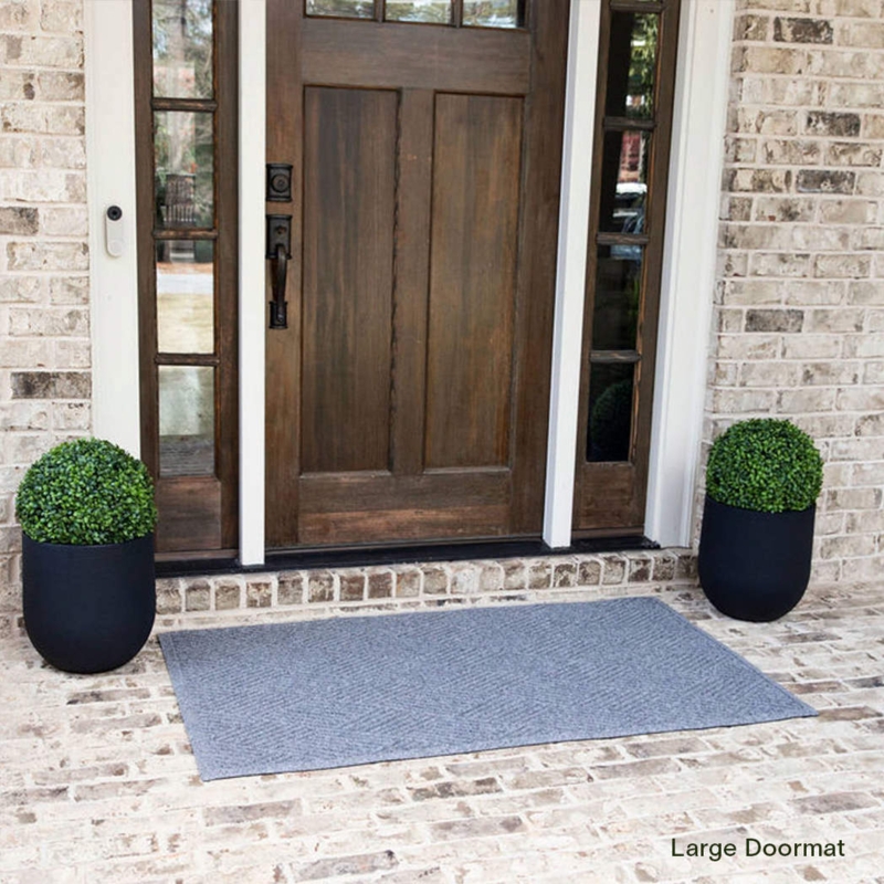 Bluestone Grey Doormat Large Diamond Pattern WaterHog
