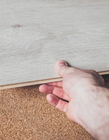 Cork Underlayment for Laminate Floors: Installing Light Wood Plank