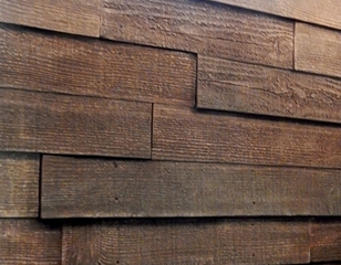 Distressed Dark Wood Planks with Weathered Texture