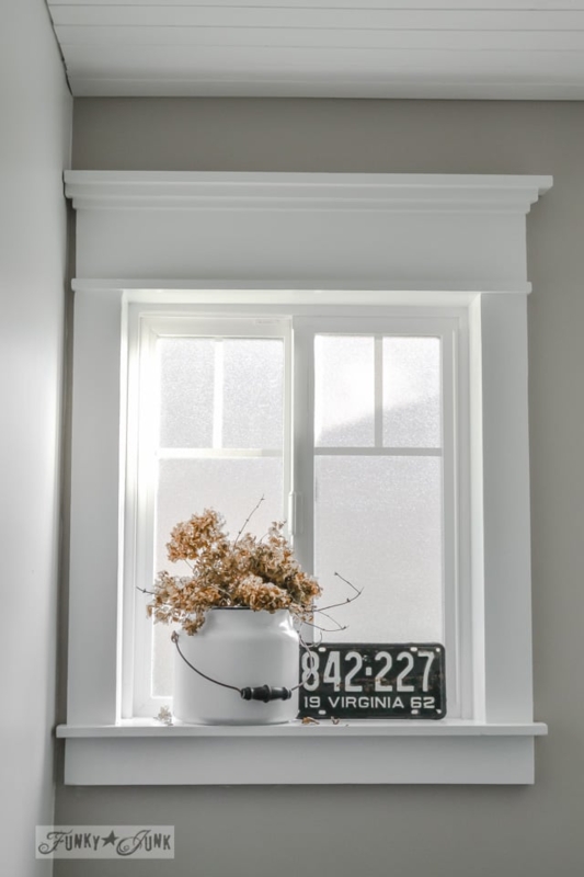 DIY Craftsman Window Moulding with Oversized Header