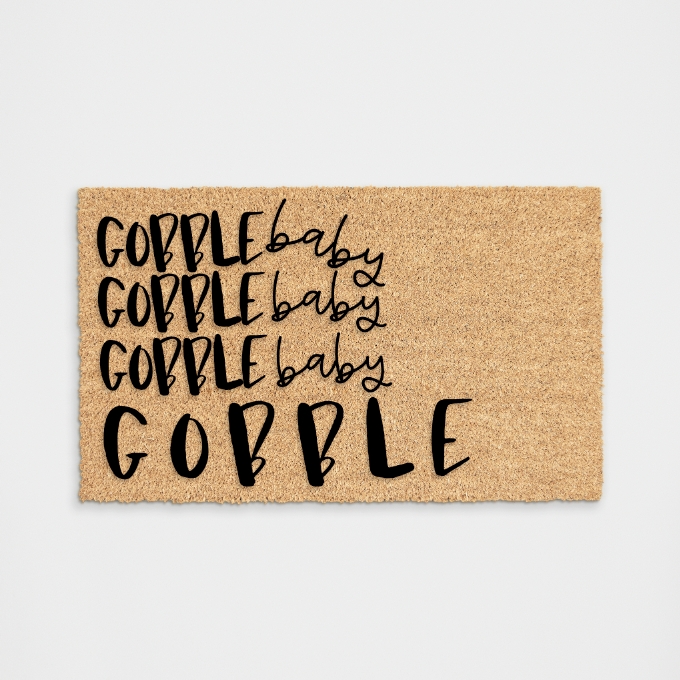 Doormat, Playful Typography, Natural Coir, Modern Farmhouse, Funny Design