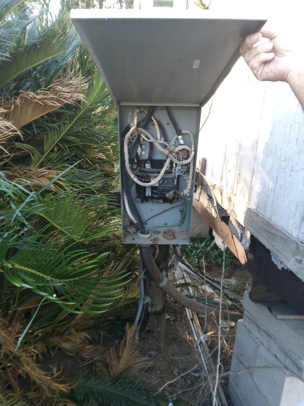 Electrical Panel as Outdoor Utility Box, Panel Wiring