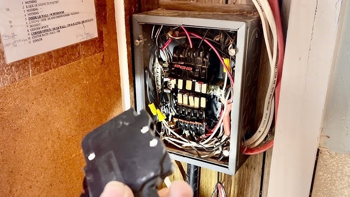Electrical Panel, Compact Subpanel for Breaker Installation
