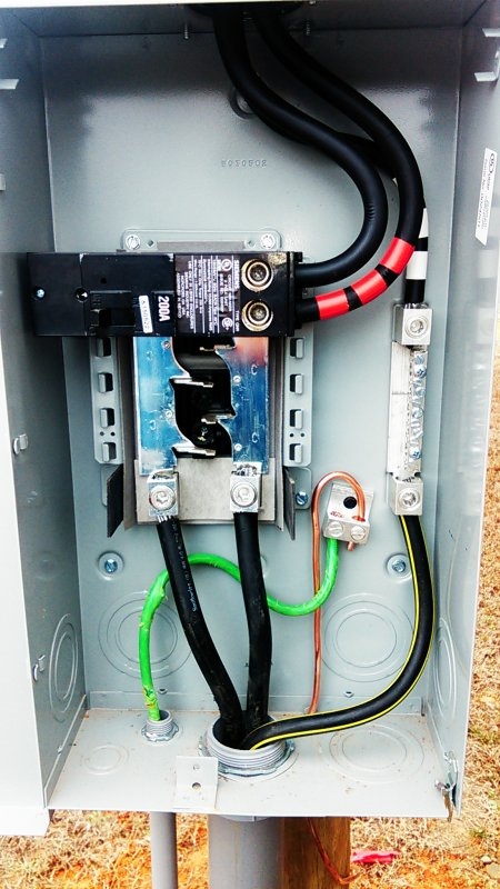 Electrical Panel with 200A Service, Residential Wiring Layout