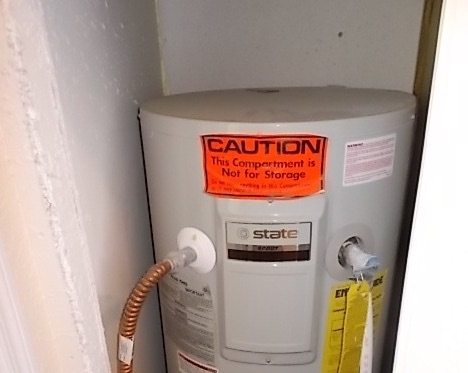 Energy Efficient Water Heater with Flexible Copper Connector