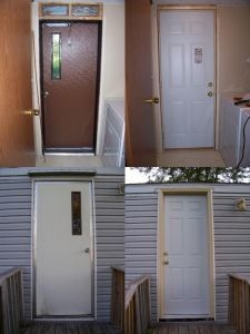 Exterior Door Six Panel Profile Manufactured Home Context Ideas