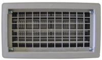Foundation Vent with Automatic Operation and Light Grey Grid