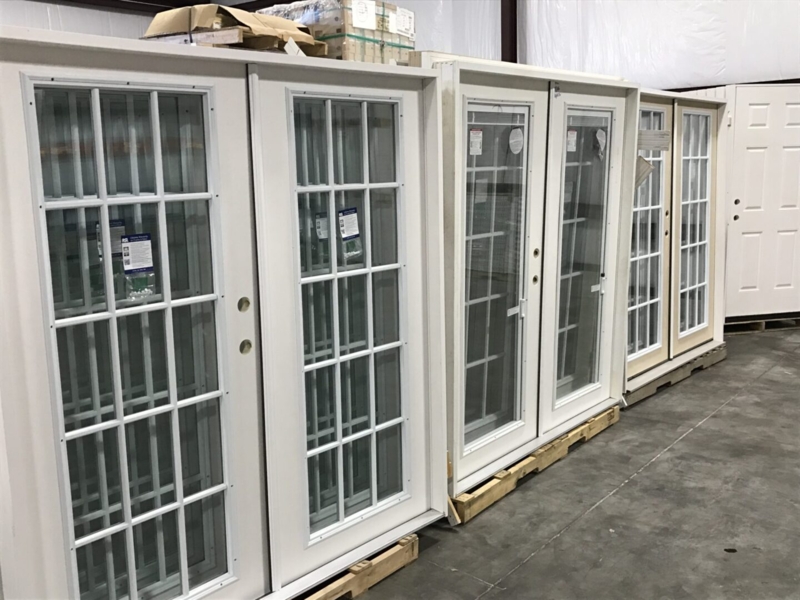 French Doors Pre-Hung Units with Multi-Pane Divided Lites