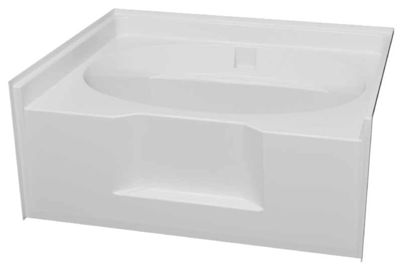 Garden Tub White Mobile Home Compatible with Oval Basin