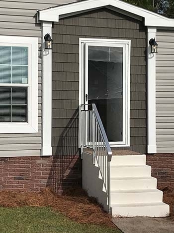 Home Exterior Design: Mixed Siding Textures with Dark Shake Accent