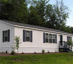 Home Skirting Kit White Vertical Slat Single Wide Layout