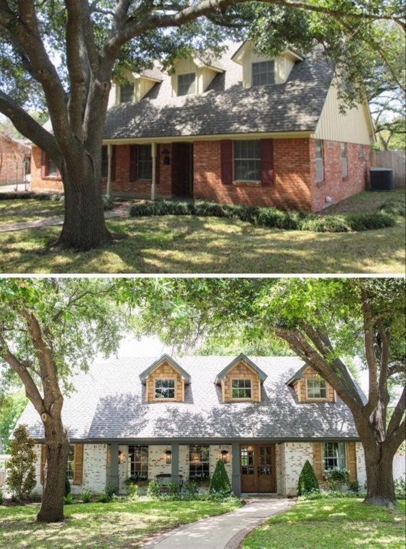 House Exterior German Smear Finish Wood Shingle Dormers