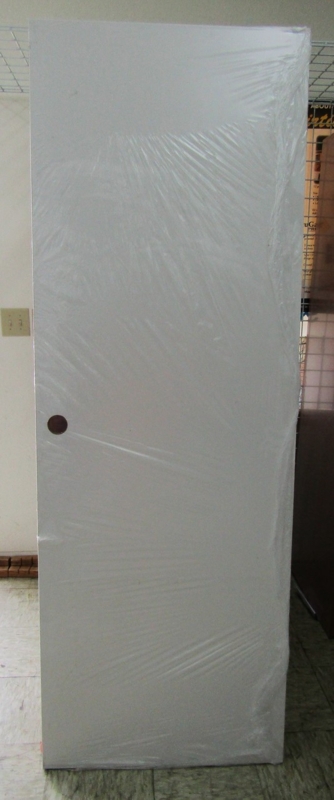 Interior Door Slab Pre Drilled Hole Protective Wrap Clean Design