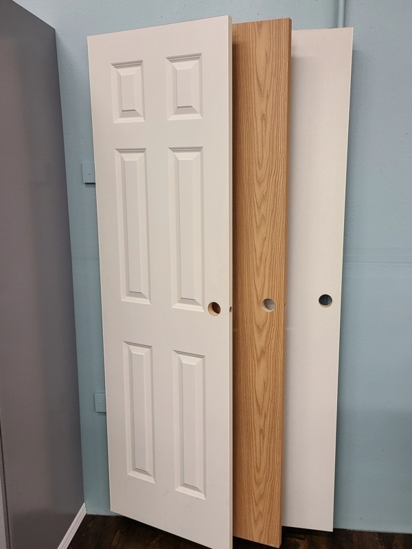 Interior Door Slabs Mobile Home Compatible Six Panel Wood Grain