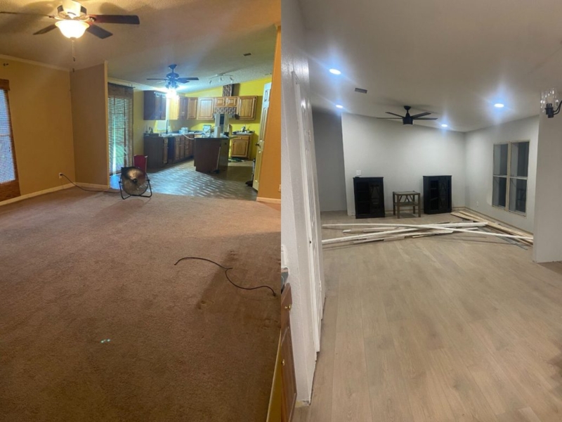 Mobile Home Flooring Before And After