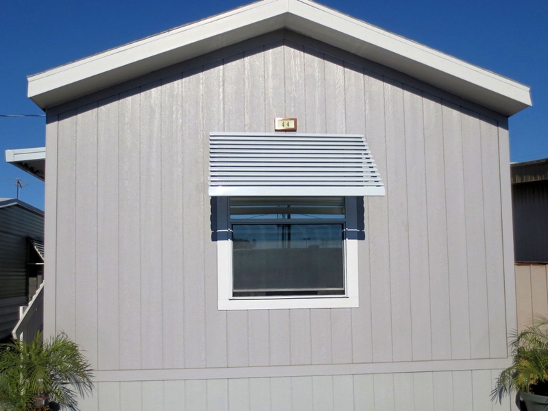 Louvered Metal Window Awning Modern Design