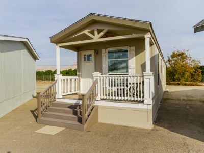 Manufactured Home Craftsman Cottage Style with Gabled Porch Entry