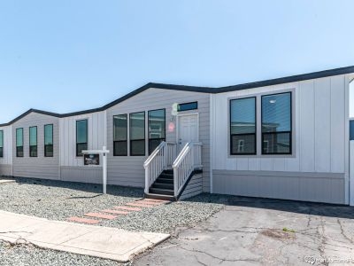 Manufactured Home Mixed Siding Textures Multi Gabled Facade