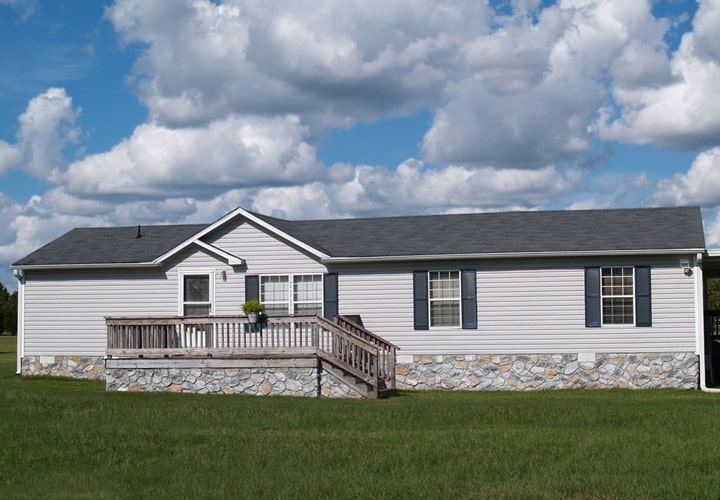 Manufactured Home Rock Skirting Ideas for Traditional Exterior
