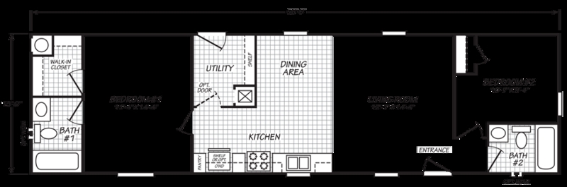 Master Walk In Closet Split Bedroom Floor Plan
