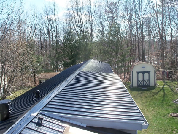 Metal Roof Black Corrugated Panels For Mobile Home Roofover
