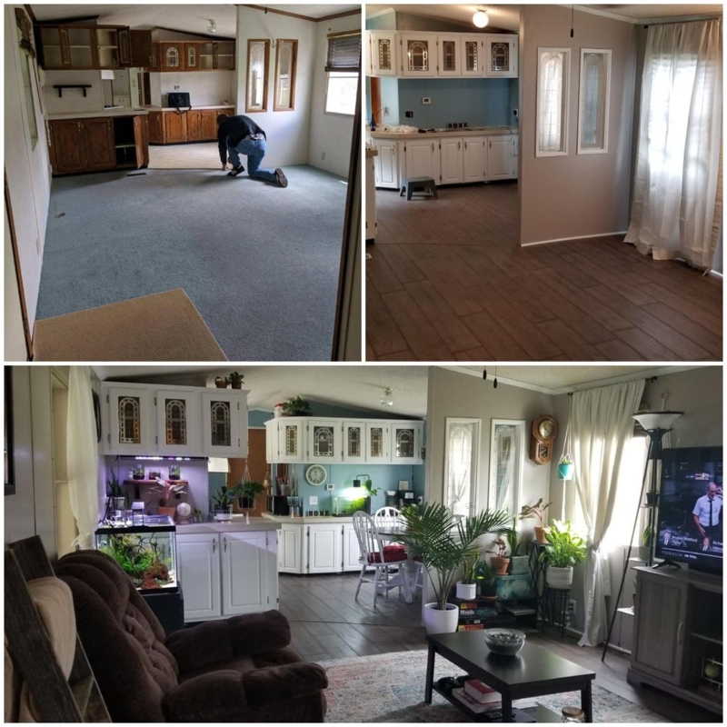 Mobile Home Interior Before And After