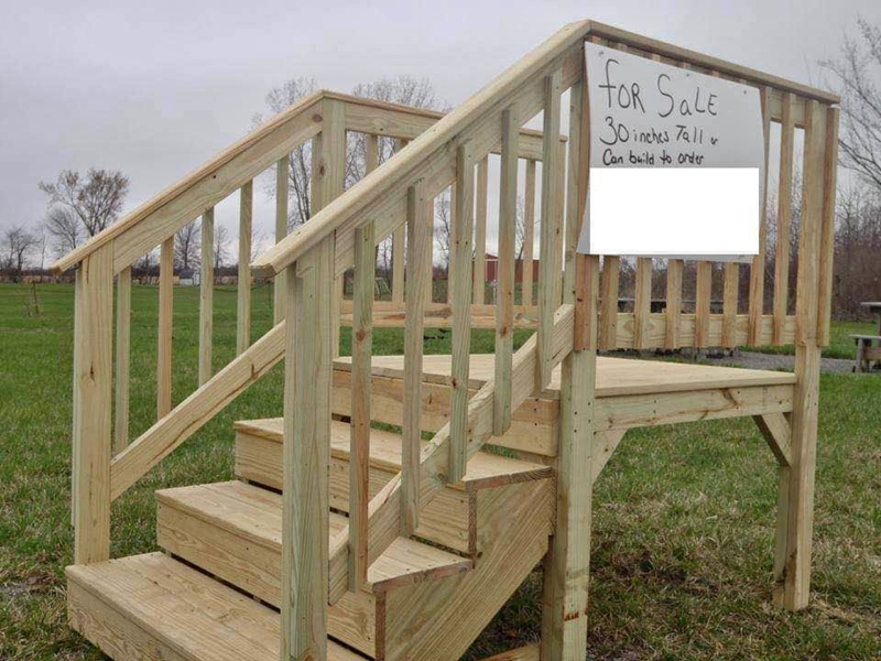 Mobile Home Prebuilt Steps: Wood, Concrete & Fiberglass Options