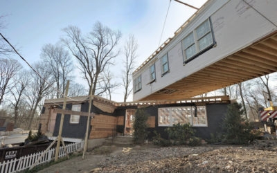 Modular Home Addition Installation: Second Story Prefabricated Expansion