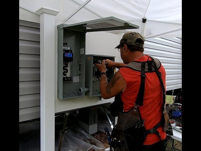 Outdoor Electrical Panel Installation featuring Dual Enclosure Setup