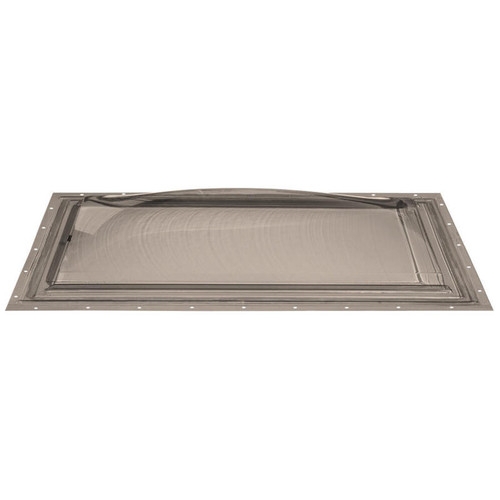 Polycarbonate Flush Mount Skylight: Bronze Tinted, Pre-Drilled