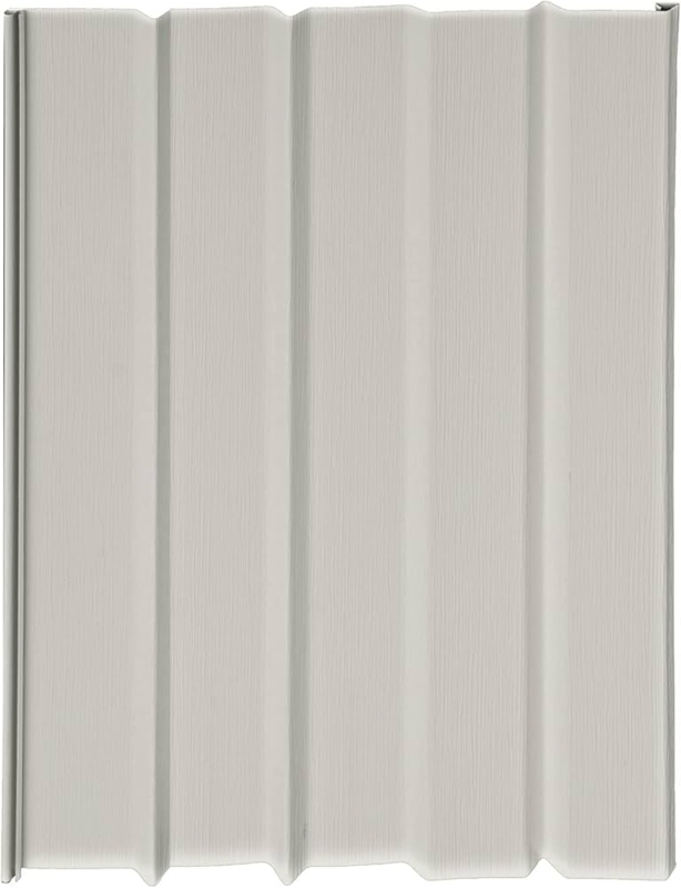 Sand Vinyl Ribbed Skirting Panel with Wood Grain Texture