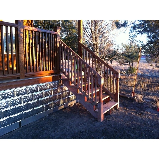Skirting Panel: Hammered Metal Deck Skirting with Rustic Style