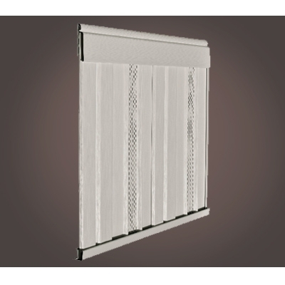 Skirting Panel with Off White Vertical Ribbing and Vented Center