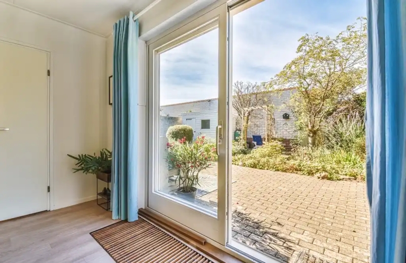 Sliding Glass Door Thin Frame Floor-to-Ceiling Modern View
