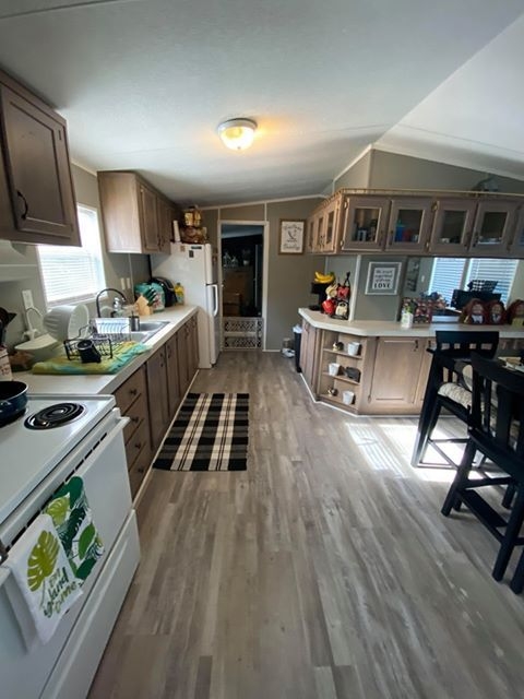 Small Galley Kitchen Renovation Ideas with Buffalo Check Rug