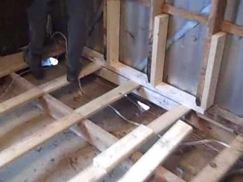Structural Framing Scene Wall Framing Reconstruction Exposed Joists