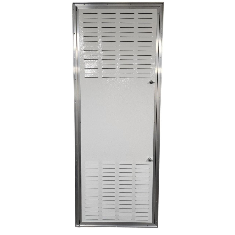 Vented Access Door with Dual Locking Latches and Textured Finish