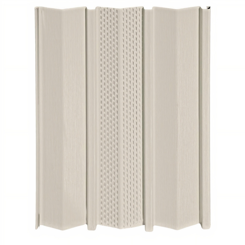 Vinyl Skirting Panel with Vented Center in Clay Tone