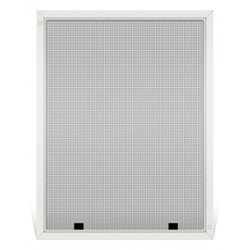 Window Screen with Black Pull Tabs and Charcoal Mesh for Repair
