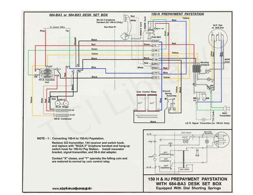 Wiring Diagram Vintage Telephony Schematic Vintage Telephone Wiring Diagram