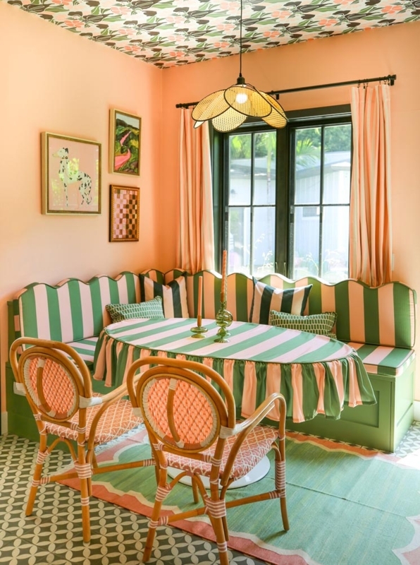 Pattern Packed Breakfast Nook