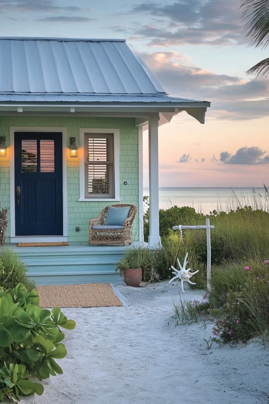 Navy Blue Front Door Inspiration Sage Green Shingles