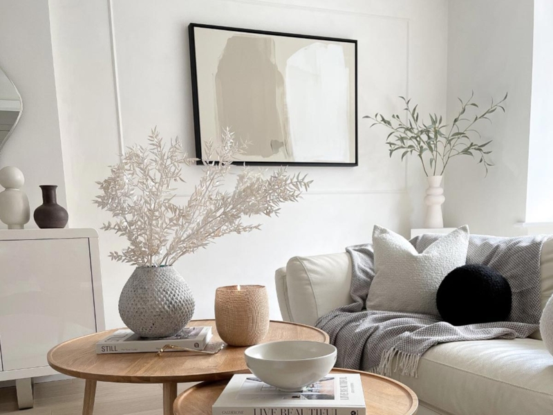 Nested Coffee Tables Circular Minimalist Styling Ideas Wood Toned