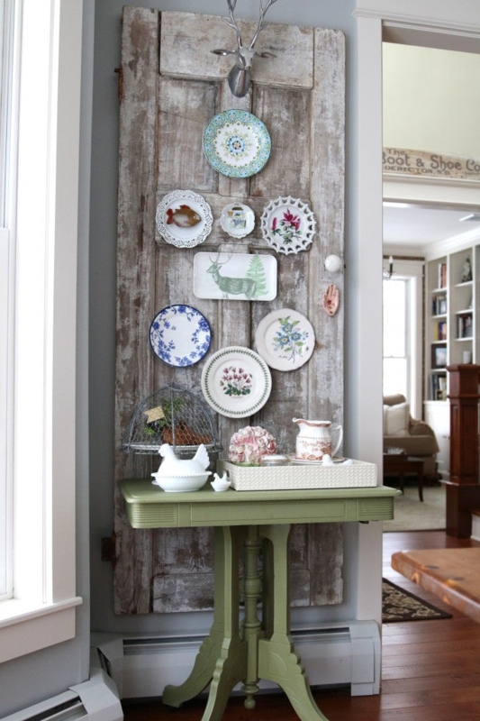 Vintage Plates Wall Decor Ideas