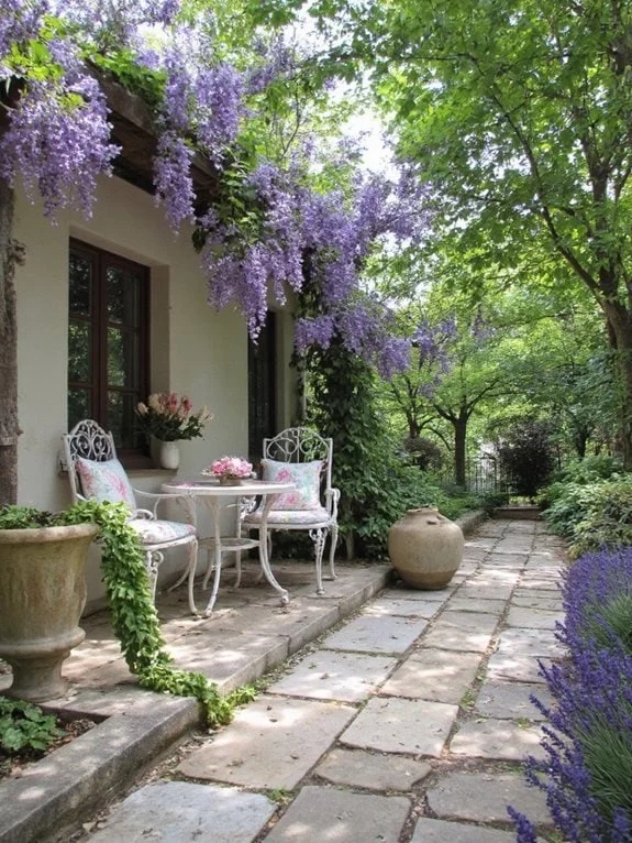 French Countryside Patio Ideas